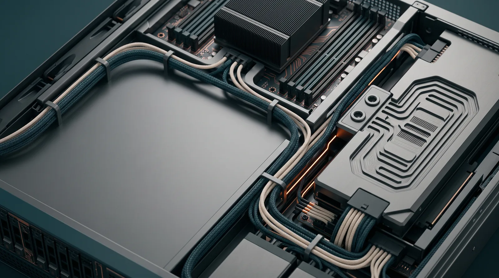 Деталь GPU-модуля и системы охлаждения
